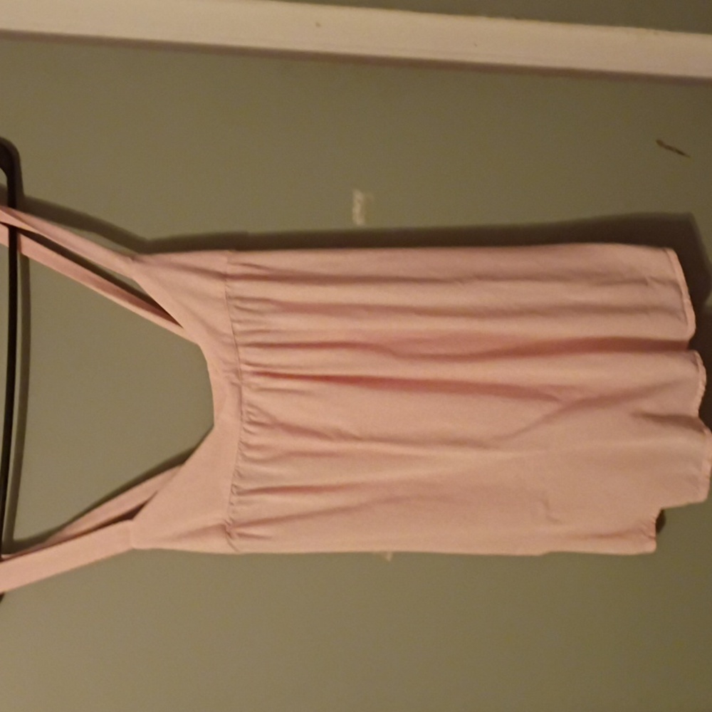 GAP Dusty Rose Criss Cross Strap Camisole Size Medium